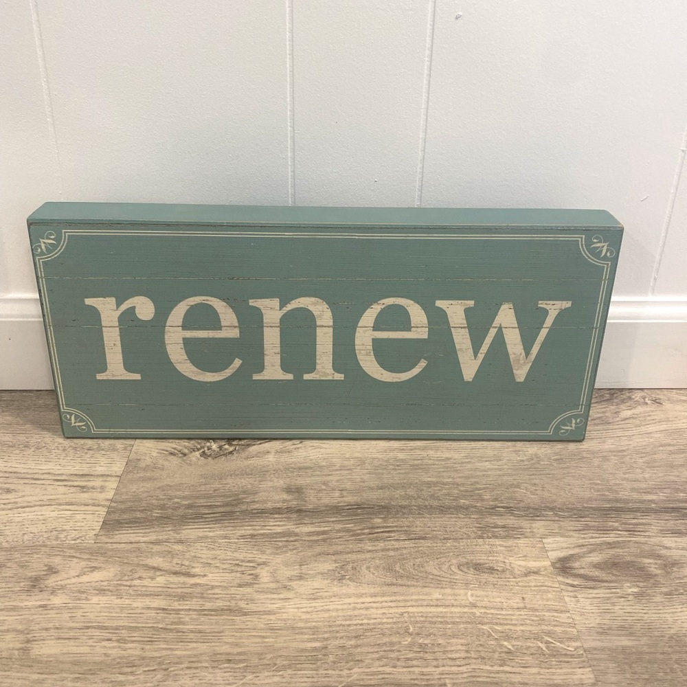 “RENEW” Trendy Room Decor